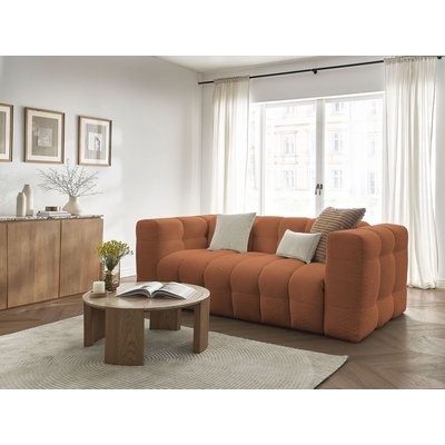 Canapé droit convertible 3 places en tissu bouclette, CLOUD BOBOCHIC