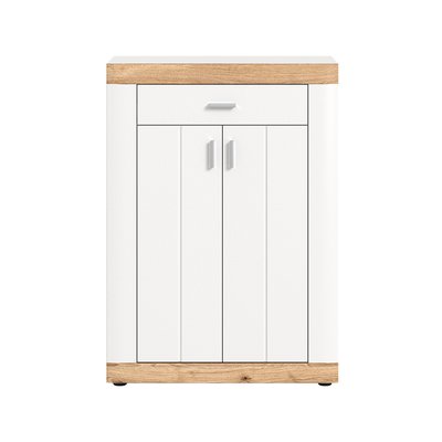 Coventry - meuble à chaussures - blanc et bois - 73x104 cm LISA DESIGN