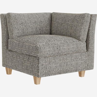 Fauteuil droit laine CHESTER HABITAT