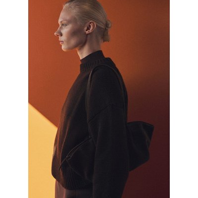 Pull-over grosse maille bords côtelés MANGO