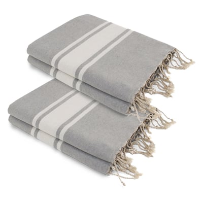 Lot de 2 foutas XXL coton ST TROPEZ FEBRONIE