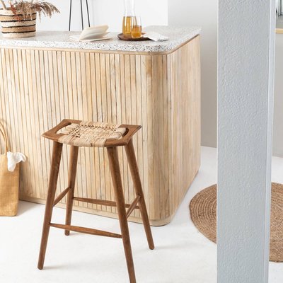 Tabouret de bar en manguier  SUZANNA MADE IN MEUBLES 