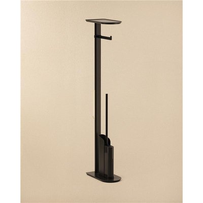 Brosse Wc Et Porte Papier avec vis ou adhésif FLAT COSMIC