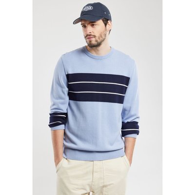 Pull bicolore en coton BERAC GUY DE BERAC