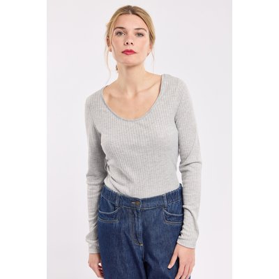 T-shirt manches longues en Lyocell et coton ARMOR-LUX