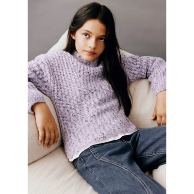 Pull côtelé jaspé MANGO KIDS