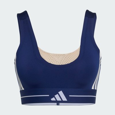 Brassière 3 bandes Hyperglam Color Block Maintien léger adidas Performance