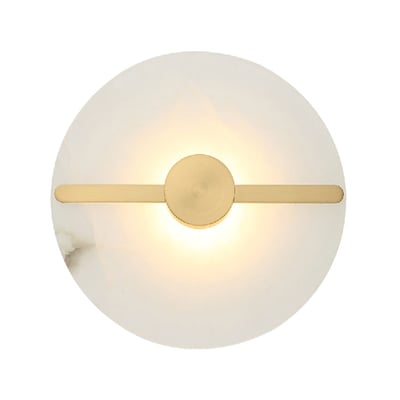 Applique LED disque en albâtre - LUNÉA KOSILUM