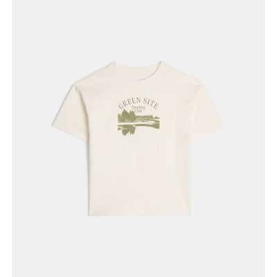 T-shirt laurent imprimé en coton CADET ROUSSELLE