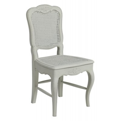 Lot De 2 Chaise En Bois Assise Cannée Dossier INTERIOR'S