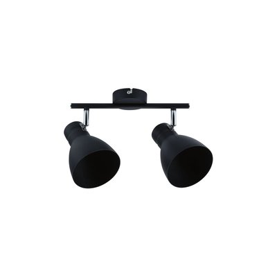 Spot Réglette 2 Lumières Davy Noir 2x20w PAULMANN