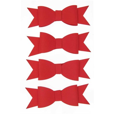 Autocollants 3D - Noeuds rouge RICO DESIGN