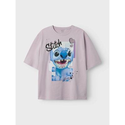 T-shirt manches courtes, imprimé Stitch NAME IT