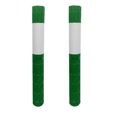 Lot de 2 canisses brise-vue occultantes en PVC TOILINUX