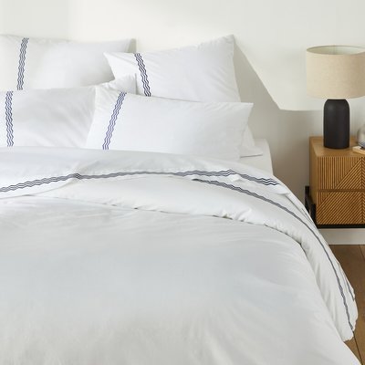 Housse de couette en percale de coton, Magda LA REDOUTE INTERIEURS