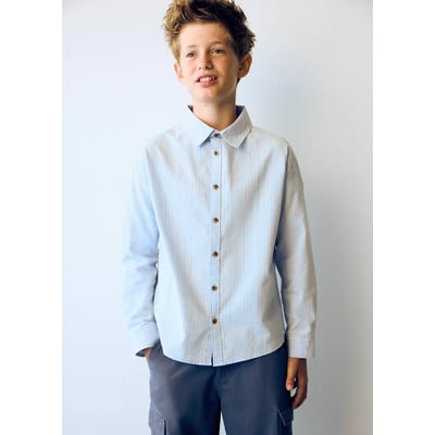 Chemise rayures boutons écailles MANGO KIDS