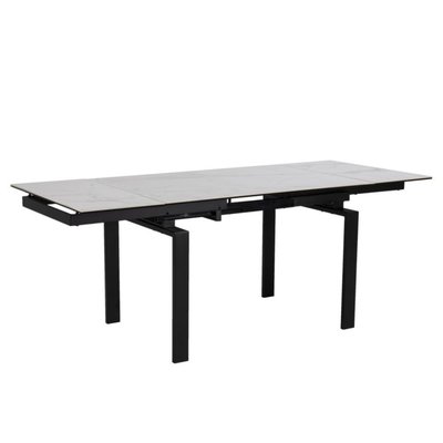Table de salle à manger rectangulaire extensible en céramique L120/200 - HILDA HELLIN, DEPUIS 1862