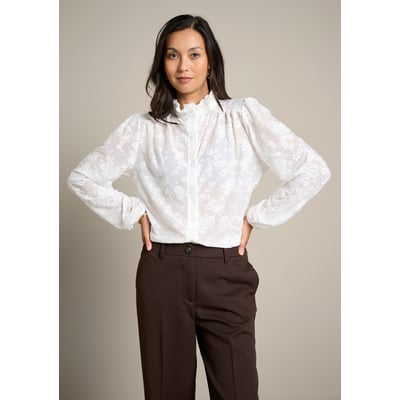 Blouse dévorée à col montant LOLALIZA