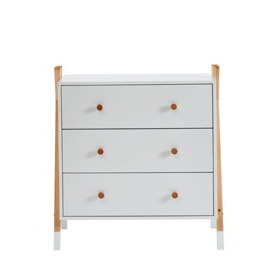 Commode enfant 3 tiroirs en bois L81cm- NUKKA DRAWER
