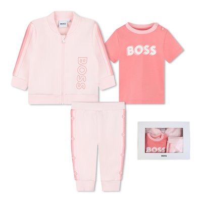 T-shirt, pantalon et cardigan BOSS KIDSWEAR