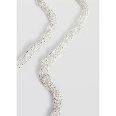 Collier long en perles MANGO TEEN