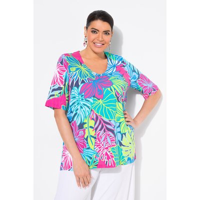 T-shirt imprimé fleurs et feuilles ULLA POPKEN