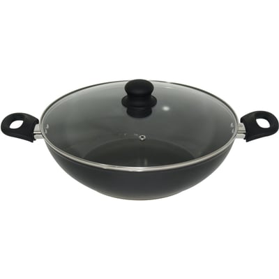 Wok 32cm céramique noir ESSENTIEL B