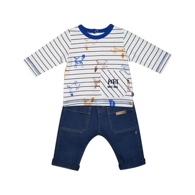 T shirt + pantalon en jean francois SUCRE D'ORGE
