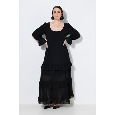 Robe maxi taille empire, coupe évasée ULLA POPKEN