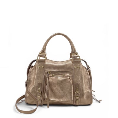 Sac à main en cuir italien brossé SANDSTORM GOLD (petit modèle) OH MY BAG