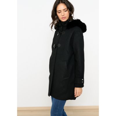 Manteau avec capuche duveteuse LOLALIZA