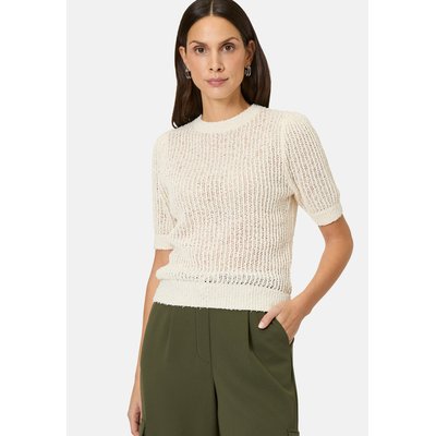 Strickshirt 3/4 arm lochstrick ZERO