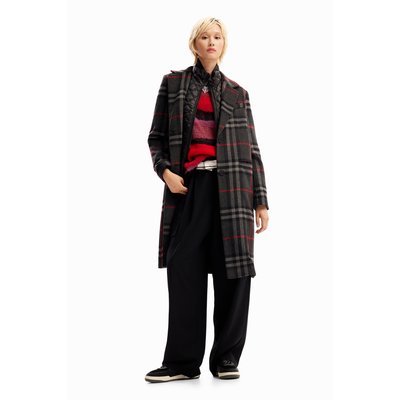 Manteau combiné carreaux - BLACK - XL DESIGUAL