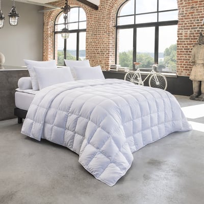 Couette Exception 100% duvet oie blanche Extra légère DROUAULT