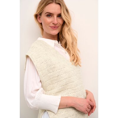 Manteau tricoté CRKiko CREAM