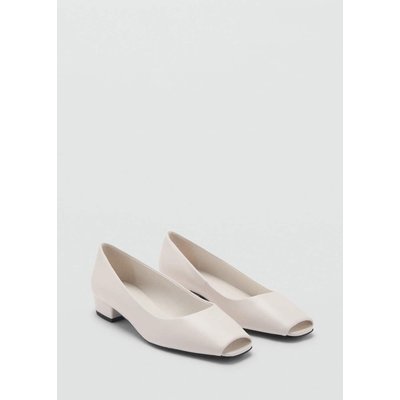 Chaussures cuir pointues ouvertes MANGO