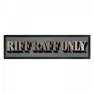 55x15cm Riff Raff Framed Print SO'HOME