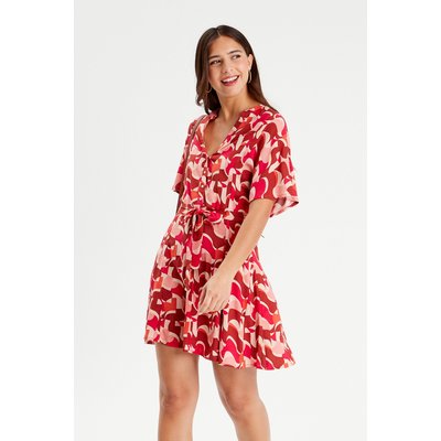 Robe chemise évasée fluide CACHE CACHE