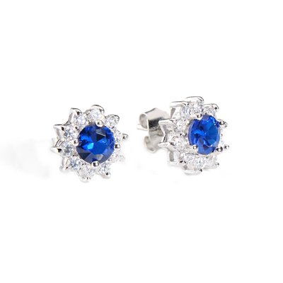 Boucles d'oreilles en argent 925 PRINCESS BLUESPIRIT