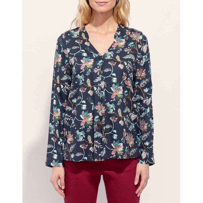 Blouse imprimée fluide evasée Ecovero AWARANE LA FIANCÉE