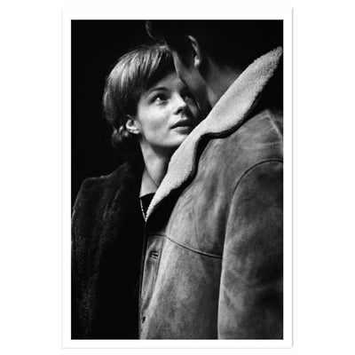 Affiche célébrité Romy Schneider et Alain Delon HEXOA