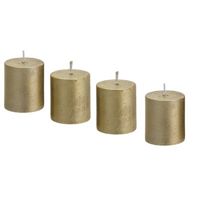 Set de 4 bougies cylindriques H5 SIA DECO