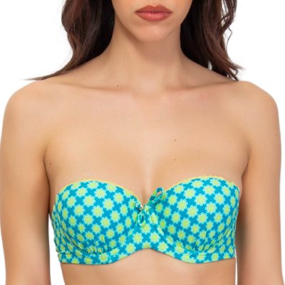 Haut de maillot bandeau push-up avec armatures MOSAIC L ET L