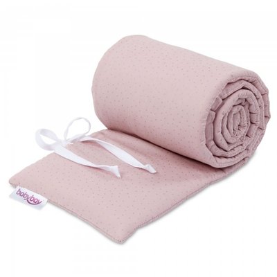 Tour de lit coton organique Royal pour Cododo Original Rose/Doré BABYBAY