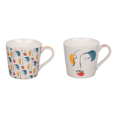 Mug   35 cl (lot de 2)-EVA TREND UP