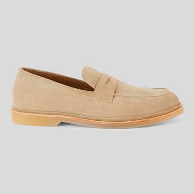 Mocassins en cuir MONOPRIX