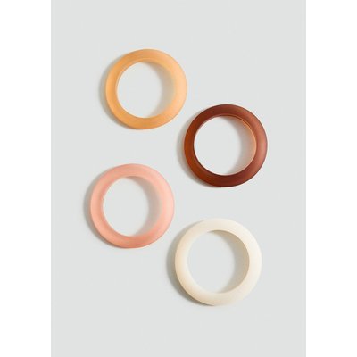 Set bracelets combinés résine MANGO