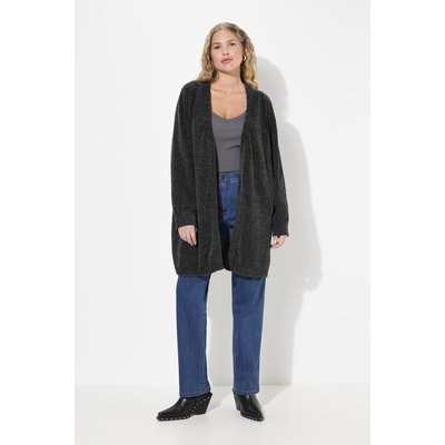 Cardigan oversize en maille de fil chenille ULLA POPKEN