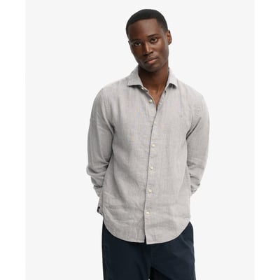 Chemise en lin Riviera à manches longues SUPERDRY