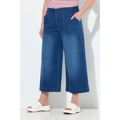 Jupe-culotte en jean Rose. Jambe ULLA POPKEN